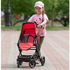 Коляска для куклы Carrello Magia 9636 Rose red, фото 1