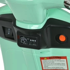 Детский мотоцикл M 6288 EL-15 скутер Vespa, бирюзовый, мягкое сиденье фото 11