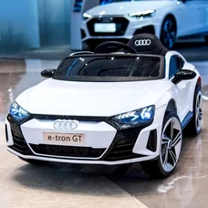 Детская машина M 6268 EBLR-1 белая, Audi, свет, музыка, Bluetooth