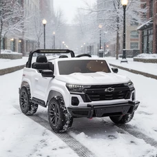 Двухместный детский электромобиль M 6290 EBLR-1 (24V) Chevrolet, 4 мотора, белый фото 14