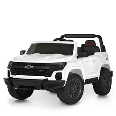 Двухместный детский электромобиль M 6290 EBLR-1 (24V) Chevrolet, 4 мотора, белый фото 18