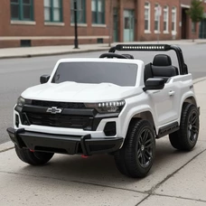 Двухместный детский электромобиль M 6290 EBLR-1 (24V) Chevrolet, 4 мотора, белый фото 21