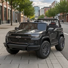 Двухместный детский электромобиль M 6290 EBLR-2 (24V) Chevrolet, 4 мотора, черный фото 21