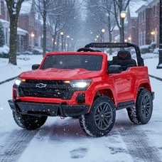 Двухместный детский электромобиль M 6290 EBLR-3 (24V) Chevrolet, 4 мотора, красный