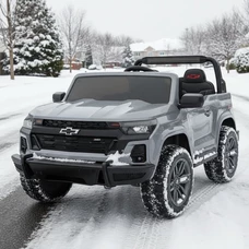 Двухместный детский электромобиль M 6290 EBLR-11 (24V) Chevrolet, 4 мотора, серый