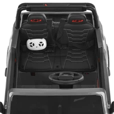 Двухместный детский электромобиль M 6290 EBLR-11 (24V) Chevrolet, 4 мотора, серый фото 16