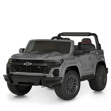 Двухместный детский электромобиль M 6290 EBLR-11 (24V) Chevrolet, 4 мотора, серый фото 37