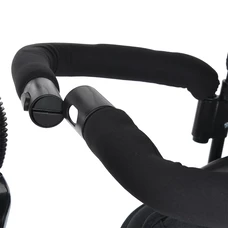 Трехколесный велосипед Turbo Trike MT 1006-1 с ручкой, свет, музыка, пульт, черный фото 11