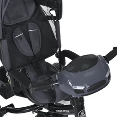 Трехколесный велосипед Turbo Trike MT 1006-2 с ручкой, свет, музыка, пульт, графитовый фото 41