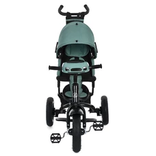 Трехколесный велосипед Turbo Trike MT 1006-3 с ручкой, свет, музыка, пульт, мятный фото 14
