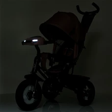 Трехколесный велосипед Turbo Trike MT 1006-3 с ручкой, свет, музыка, пульт, мятный фото 37
