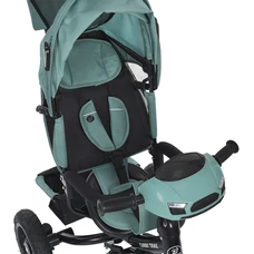 Трехколесный велосипед Turbo Trike MT 1006-3 с ручкой, свет, музыка, пульт, мятный фото 92