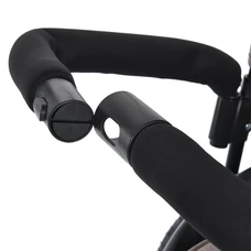 Трехколесный велосипед Turbo Trike MT 1006-5 с ручкой, свет, музыка, пульт, коричнево-серый фото 92