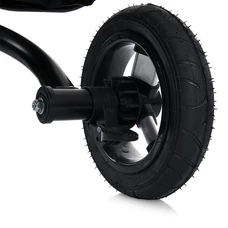 Велосипед с родительской ручкой Turbo Trike MT 1006-8, свет, музыка, пульт, светло-серый фото 11