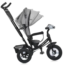 Велосипед с родительской ручкой Turbo Trike MT 1006-8, свет, музыка, пульт, светло-серый фото 21