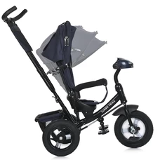 Велосипед с родительской ручкой Turbo Trike MT 1006-9, свет, музыка, пульт, темно-синий фото 21