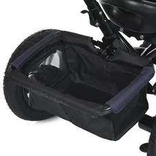 Велосипед с родительской ручкой Turbo Trike MT 1006-9, свет, музыка, пульт, темно-синий фото 63