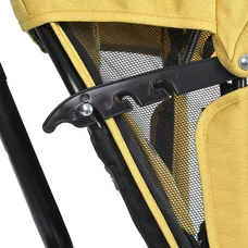 Велосипед с родительской ручкой Turbo Trike MT 1006-10, свет, музыка, пульт, желтый фото 54