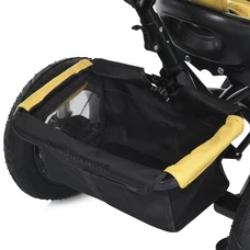 Велосипед с родительской ручкой Turbo Trike MT 1006-10, свет, музыка, пульт, желтый фото 71