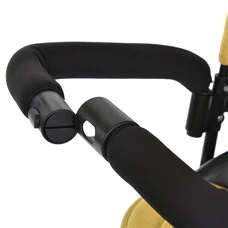 Велосипед с родительской ручкой Turbo Trike MT 1006-10, свет, музыка, пульт, желтый фото 92