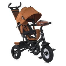 Велосипед с родительской ручкой Turbo Trike MT 1006-11, свет, музыка, пульт, оранжевий