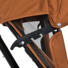 Велосипед с родительской ручкой Turbo Trike MT 1006-11, свет, музыка, пульт, оранжевий фото 54