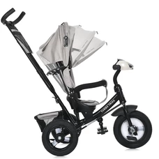 Велосипед с родительской ручкой Turbo Trike MT 1006-12, свет, музыка, пульт, светло-серый фото 21
