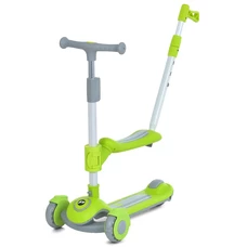 Детский самокат с ручкой Prof1 Kids JR 3-127-GR зеленый, 5 в 1, складной фото 37