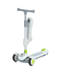 Детский самокат с ручкой Prof1 Kids JR 3-127-W белый, 5 в 1, складной фото 37