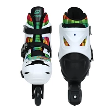 Детские ролики A 4158-L-W белые, размер 39-42, раздвижные фото 14