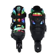 Детские ролики A 4158-M-B черные, размер 35-38, раздвижные фото 14