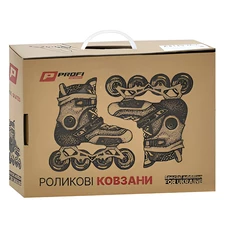 Детские ролики A 4158-M-B черные, размер 35-38, раздвижные фото 37