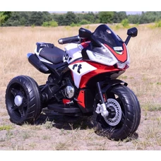 Мотоцикл для детей M 6267 EL-3 красный, 2 мотора 35W, музыка, свет фото 14