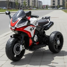 Мотоцикл для детей M 6267 EL-3 красный, 2 мотора 35W, музыка, свет фото 21