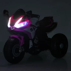 Мотоцикл для детей M 6267 EL-4 синий, 2 мотора 35W, музыка, свет фото 63