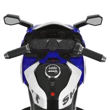 Мотоцикл для детей M 6267 EL-4 синий, 2 мотора 35W, музыка, свет фото 71