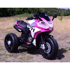 Мотоцикл для детей M 6267 EL-8 розовый, 2 мотора 35W, музыка, свет фото 14