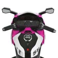Мотоцикл для детей M 6267 EL-8 розовый, 2 мотора 35W, музыка, свет фото 53