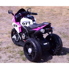 Мотоцикл для детей M 6267 EL-8 розовый, 2 мотора 35W, музыка, свет фото 37