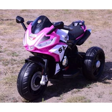 Мотоцикл для детей M 6267 EL-8 розовый, 2 мотора 35W, музыка, свет фото 63