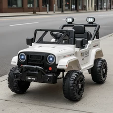 Детский электромобиль джип M 6289 EBLR-1 белый, пульт управления 2,4G фото 21