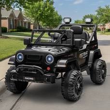 Детский электромобиль джип M 6289 EBLR-2 черный, пульт управления 2,4G фото 21