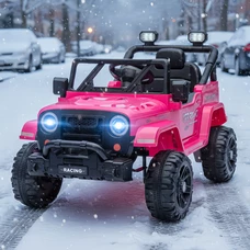 Детский электромобиль джип M 6289 EBLR-8 розовый, пульт управления 2,4G