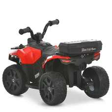 Детский электрический квадроцикл M 6286 EBLR-3 красный, пульт управления 2,4G фото 11