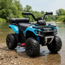 Детский электрический квадроцикл M 6286 EBLR-4 синий, пульт управления 2,4G фото 14
