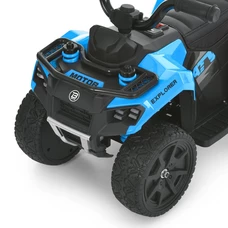 Детский электрический квадроцикл M 6286 EBLR-4 синий, пульт управления 2,4G фото 11
