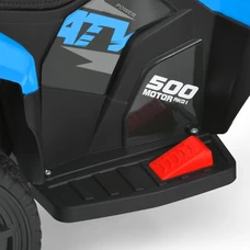 Детский электрический квадроцикл M 6286 EBLR-4 синий, пульт управления 2,4G фото 53