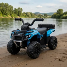 Детский электрический квадроцикл M 6286 EBLR-4 синий, пульт управления 2,4G фото 41