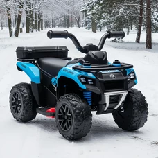 Детский электрический квадроцикл M 6286 EBLR-4 синий, пульт управления 2,4G фото 54