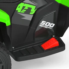 Детский электрический квадроцикл M 6286 EBLR-5 зеленый, пульт управления 2,4G фото 22